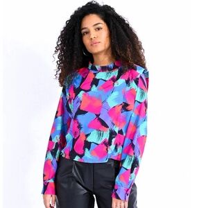 🔴 Pop Art Blouse  - the Factory It Girl blouse - brand Lili Sidonio - NWT